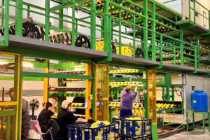  Газификация линии для латексного покрытия перчаток 